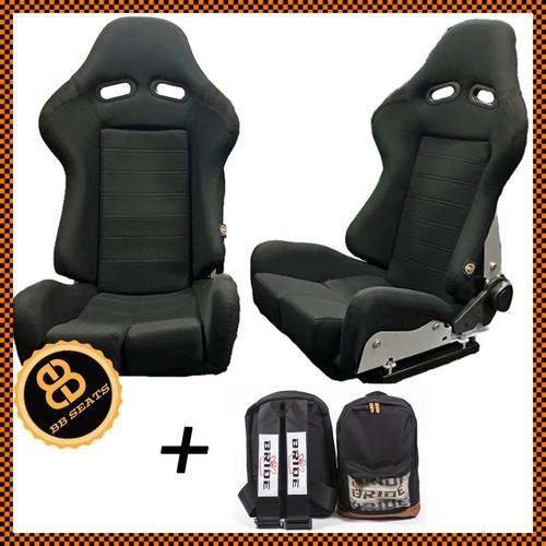 Pair bb7 fibreglass reclining - fibreglass,