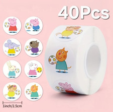 40x Peppa Pig stickers think