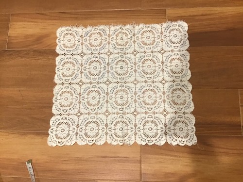 Vintage white lace - vintage, table