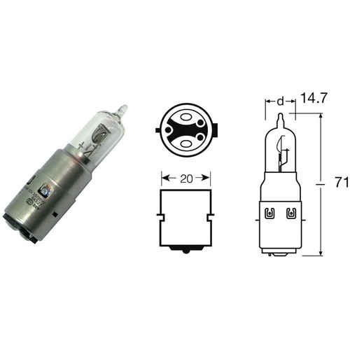 Osram 12v 35w bulb - s2, lamp