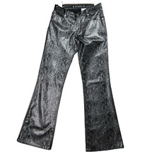 Mudd Y2K Silver and black faux