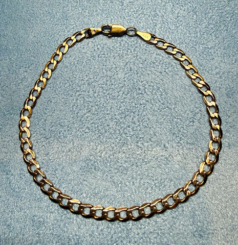 9ct yellow gold 375 curb - 9ct,