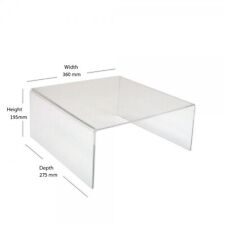 CLEAR ACRYLIC EXTRA SHELF  RISER FOR IKEA DETOLF CABINET ADD A SHELF MORE SPACE