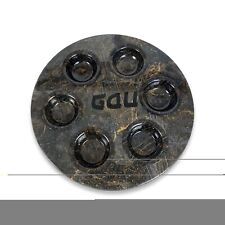 Elegant Design Traditional Black Metal Seder Plate Judaica Passover /Seder Plate