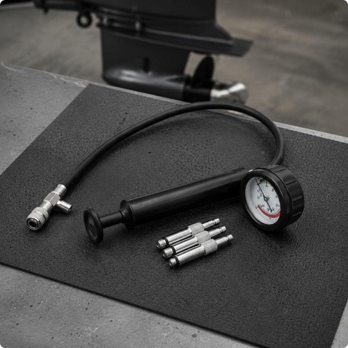 Outboard gearbox leak tester - gearbox,
