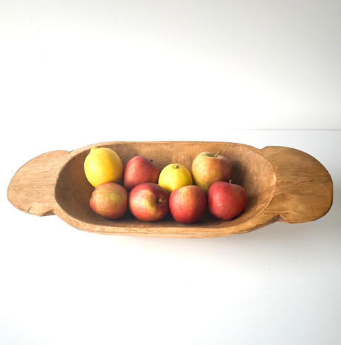 Primitive dough bowl with - dough,