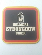 Vintage BULMER'S - WOODPECKER CIDER - Cat No'134 Beer mat / Coaster