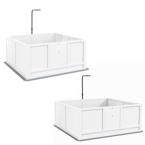 Pawhut whelping box for - pawhut,