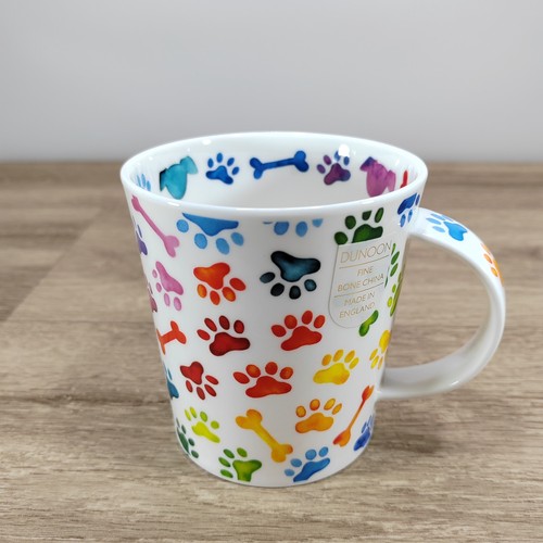 Dunoon dog pawprints mug fine - pawprints,