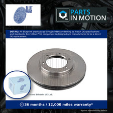 2x Brake Discs Pair Vented fits TOYOTA HI-ACE Mk4 2.4D Front 87 to 01 285mm Set