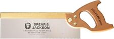 Spear & Jackson 9550B 12" Traditional Brass Backed Tenon Saw with Wooden Handle
