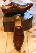 John Lobb ‘Camberley’ Brown Double Monkstraps - UK 9.5E