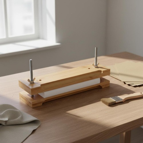Wooden bookbinding press - wooden,
