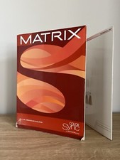 Matrix Color Sync SoColor Shade Chart Hair Colour Swatch Book