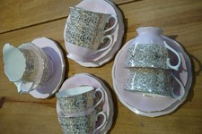 VINTAGE ROYAL ALBERT PINK GOLD