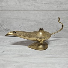 Vintage etched brass aladdin - vintage,