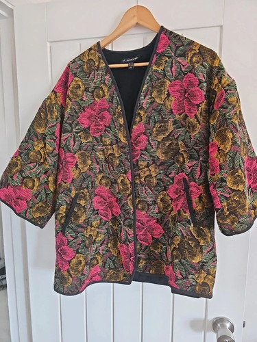 Zara trf floral jacquard - zara,