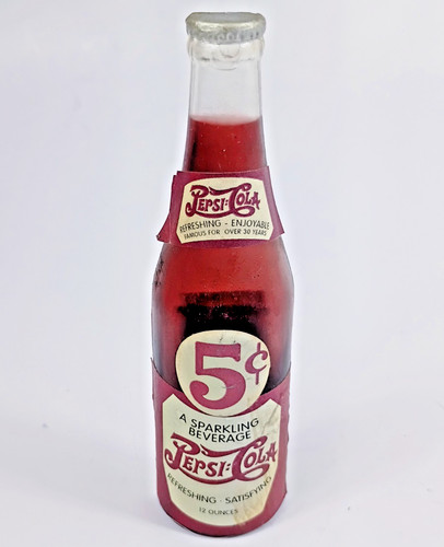 Vintage pepsi cola - pepsi-cola, bottle