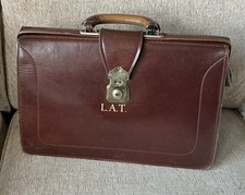 Old Vintage Leather Briefcase