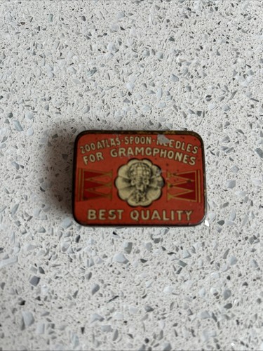 Gramophone needle tin - needle, with