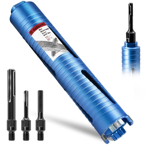 Dry core drill bit - bit, for