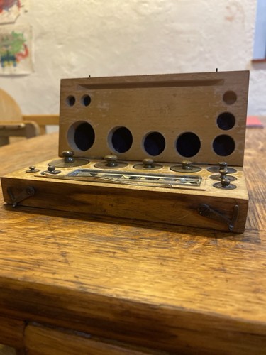 Brass weight set - brass, with