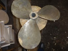 A Brass/Bronze Boat Propeller.