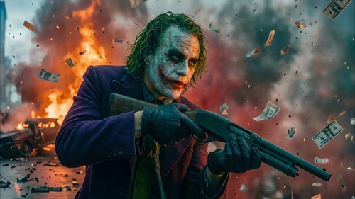 The joker heath ledger - joker,