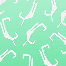 Drape Extra Valance Curtain Hooks 10Pc Glider Runner Lux Rail Track Hanger White