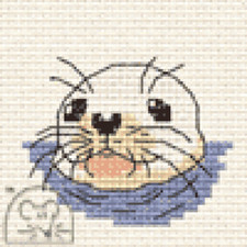 Mouseloft Stitchlets 'By the Seaside - Baby Seal' Cross Stitch Kit