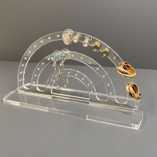 Rainbow earring display - display, stand