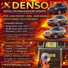 Range Rover L322 Sat Nav Map