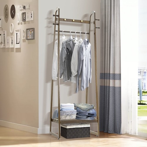 Folding wooden bamboo clothes - folding,