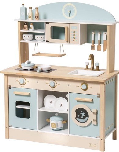 Robud play kitchen wooden - kitchen, toys