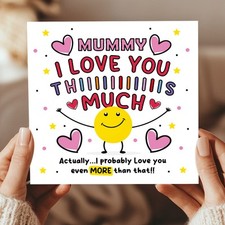 Card For Best Mummy I Love You