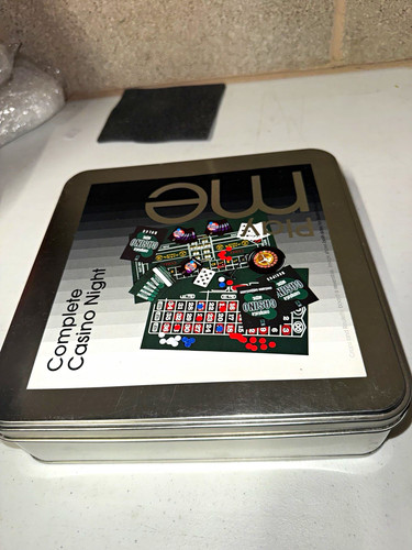 Casino poker set tin - casino,