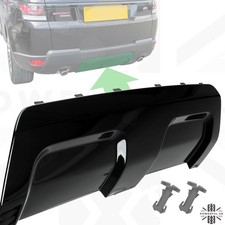 Rear bumper skid plate tow eye cover for Range Rover Sport L494 2014-17 