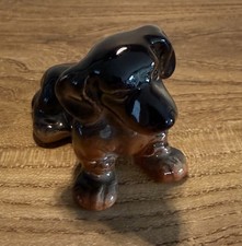 SylvaC Small Dachshund Puppy Dog Figurine Model 116 Ceramic Pottery Figure