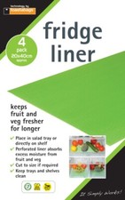 4x Fridge Drawer Shelf Liners