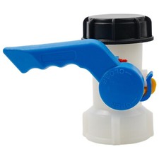 IBC Container Valve Flap S60x6 Coarse Thread Outlet Valve Plastic NEW