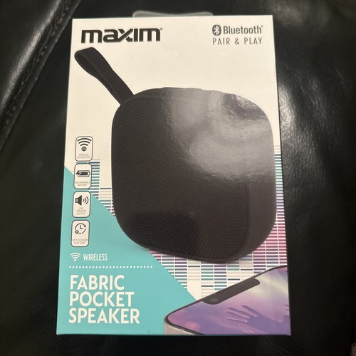 Maxim fabric pocket speaker - maxim,