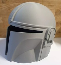 Mandalorian Unfinished 3D Printed Helmet - This Is The Way - cosplay Star Wars