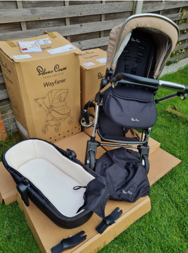 Silver cross wayfarer pram - cross,