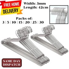 30x Strong Metal Hangers Heavy