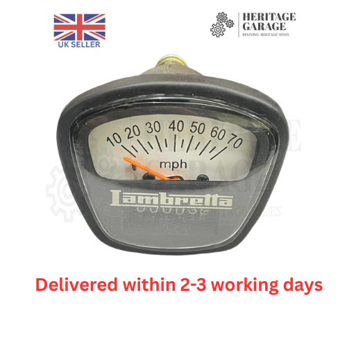 Lambretta mph speedo - mph,