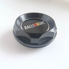 BLACK FORGED ALUM ENGINE OIL FILLER CAP for LANCER MIRAGE EVO 4G63 RALLIART ASX
