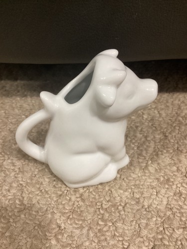 White small cow - cow, milk