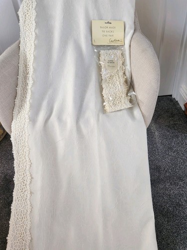 Vintage cream lace edged - vintage,