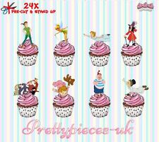 Peter Pan 24 Stand-Up Pre-Cut Wafer Paper Cup cake Toppers