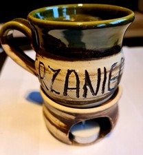 mulled wine mug . Ceramic hand